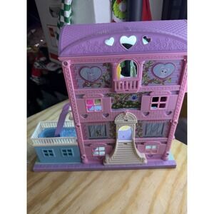 Polly Pocket Micro Dollhouse w Pool Slide Dolls Pets Furniture Huge Lot Mattel‎